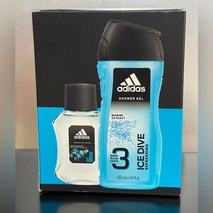 Adidas Feel The Chill Ressentez La Fraicheur Ice Dive 3 in 1 men’s gift set.